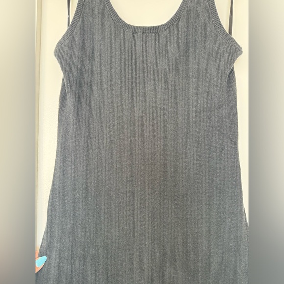 Abercrombie & Fitch | NWT Black Midi Tank Dress Large - Picture 2 of 7